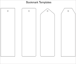 Blank Bookmark Template Bookmark Template Bookmark