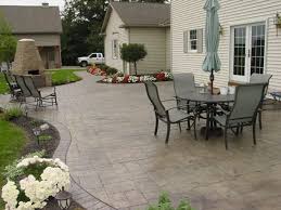 Stamped Colored Concrete Landscaping
