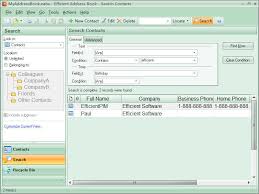 Efficient Address Book Free Download And Software Reviews Cnet