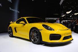 Looking for a manual transmission, a base car, a targa, a turbo, or a gt car? 2016 Porsche Cayman Gt4 Debuts At The 2015 Geneva Auto Show