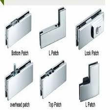 Polished Glass Door Patch Fittings