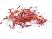 What does saffron do to food?