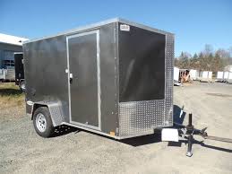 6x10 enclosed cargo trailer charcoal