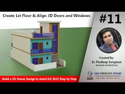 Autocad 3d House Design 11 Create 1st