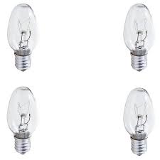 Philips 4 Watt C7 Incandescent Night Light Bulb 4 Pack 415422 The Home Depot