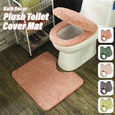 Plush Warm Toilet Seat Cover Toilet Lid