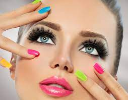 hair nail makeup eyelash images