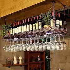 Cuitao Hanging Wine Rack With Glass