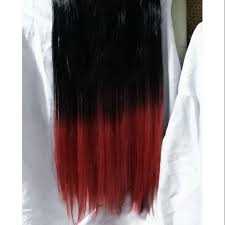 With so many color combinations and placement options, your hair can easily transform to bold and bright or soft and natural. Ombre Black Red Hair Extension Shopee Philippines