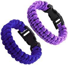 Check spelling or type a new query. Amazon Com L F Home Paracord Bracelet Set For Men Women Boys Girls Bracelets Rope Braided With Parachute Cord For Emergency Outdoor Survival Great Party Favors Return Gifts Purple Blue Sports Outdoors