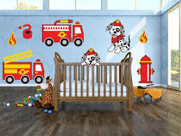 Fire Truck Wall Decals Kids