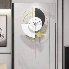 3d Mute Metal Wall Clock