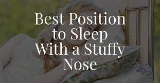 to sleep with a stuffy nose