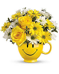 teleflora s be happy bouquet with