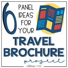 6 travel brochure project panel ideas