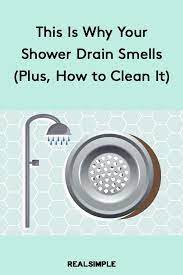 shower drain smell