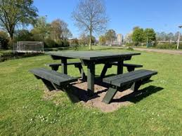 Outdoor furniture installation is simple as furniture comes flat packed and is easy to assemble. Recycled Plastic Furniture Klp Lankhorst Recycling Products