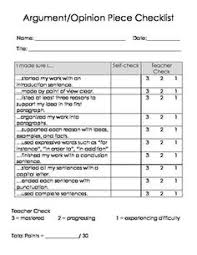 Opinion writing   modeling activity