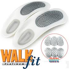 Flat Foot Insole 1 Pair Women Men Health Walkfit Platinum Orthotics Orthopedic Insole