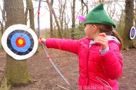 The bow and arrow is a classic toy that both kids and adults can enjoyed either as a toy or as an addition to a costume. Diy Bow And Arrow For Kids The Imagination Tree