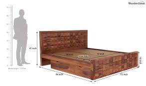 morse bed with storage king size