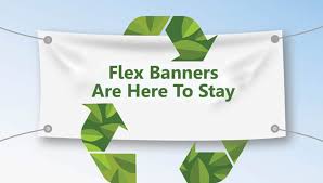 flex banners are here to stay sign pop