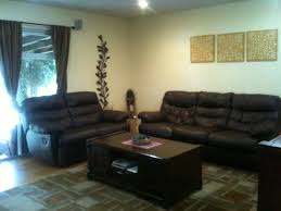 Love Seat And Sofa In The Living Room