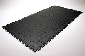 interlocking floor tile pvc black