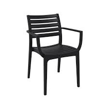 Luna Ab Patio Stacking Chair Color Grey