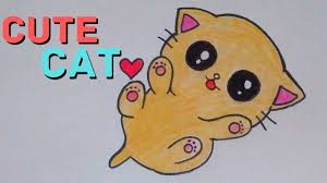 Tumblr cute drawings cool cat drawing blog animals zentangle. Easy Cute Baby Kitten Drawing Cute Cat Drawing Easy Drawings Cute Drawings For Kids Youtube