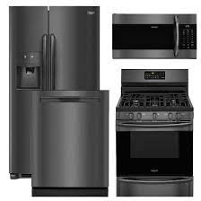 frigidaire gallery 4pc black stainless