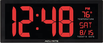 Buy Acurite Digital Wall Clock