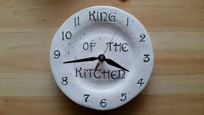 Clock For Men King Of The Kitchen
