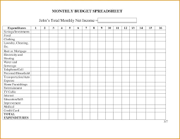 Monthly Bill Tracker Template Spreadsheet Free Expense