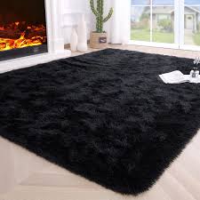 fluffy area rugs modern rug