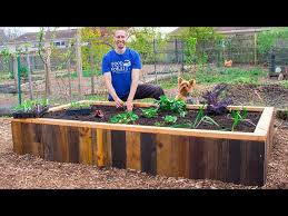 How To Build A Raised Bed Using Pallets