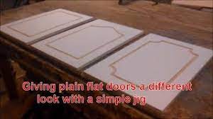 giving plain flat doors a diffe