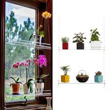 2 3 Layer Hanging Window Plant Shelves