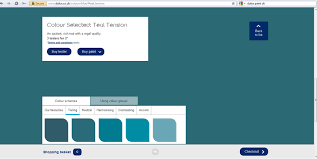 Dulux Teal Tension House Colors Blue Feature Wall Dulux