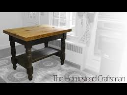 Kitchen Island From Reclaimed Wood