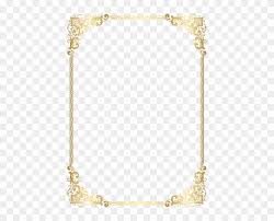 gold border frame transpa clip art