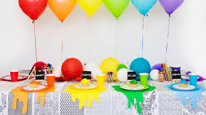 art themed birthday party