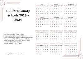 guilford county s calendar