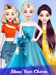 fashion dress up makeup game on the