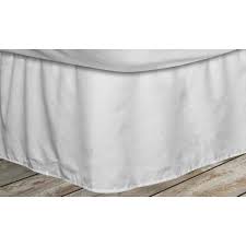 white striped full bed skirt frbwh