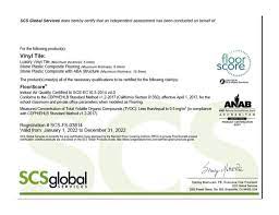 floorscore certificates axiscor