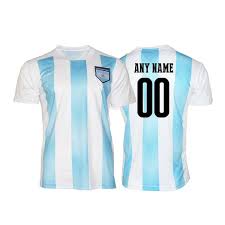Argentina T Shirt All Sizes Adults And Kids Sizes Flag Jersey Pride Personalized Your Name