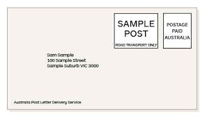 Sample Post Australia Post