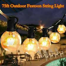 75ft Outdoor Festoon String Lights