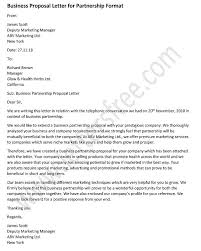 business proposal letter for